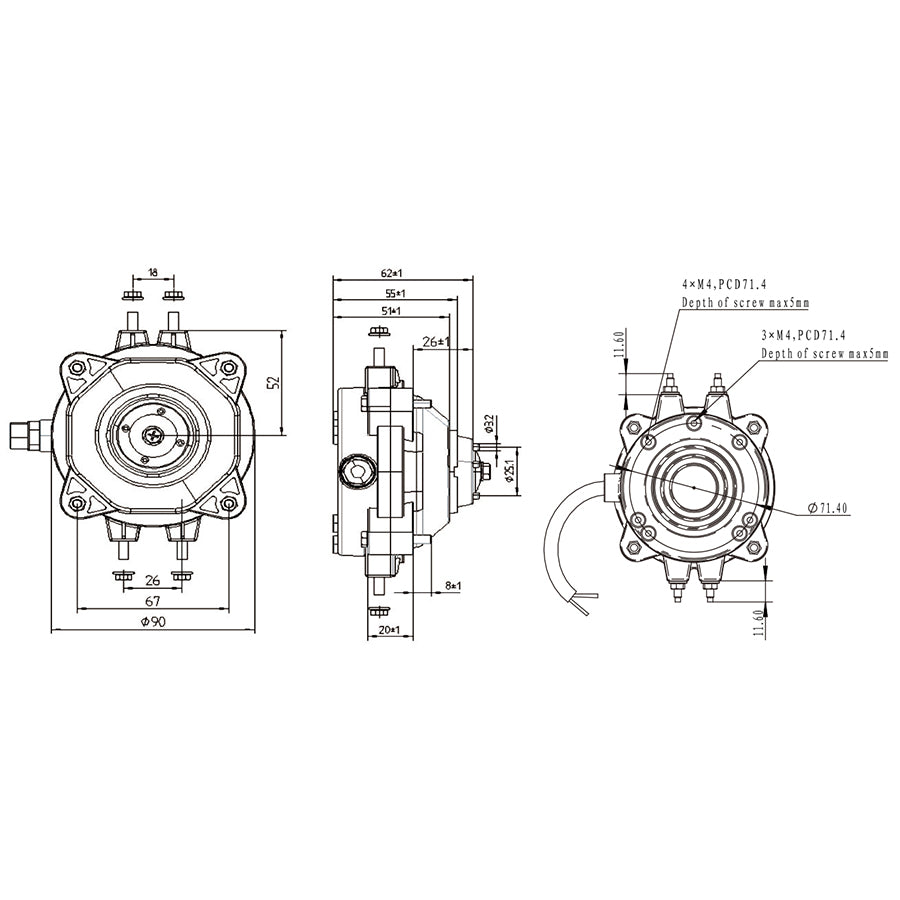 Motor MDAC4810A PRO