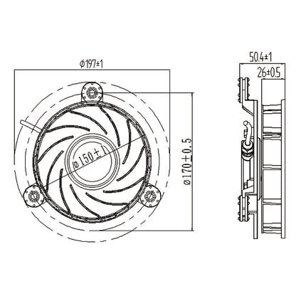 Motor MDAC4810C150