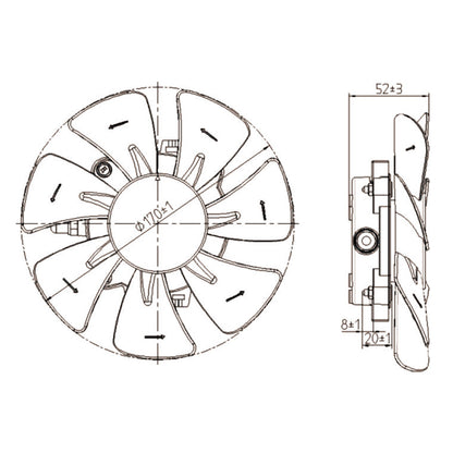 Motor MDAC4810R170