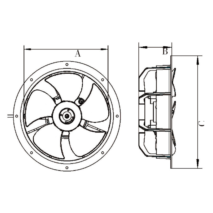 Motor MDAC6115R200